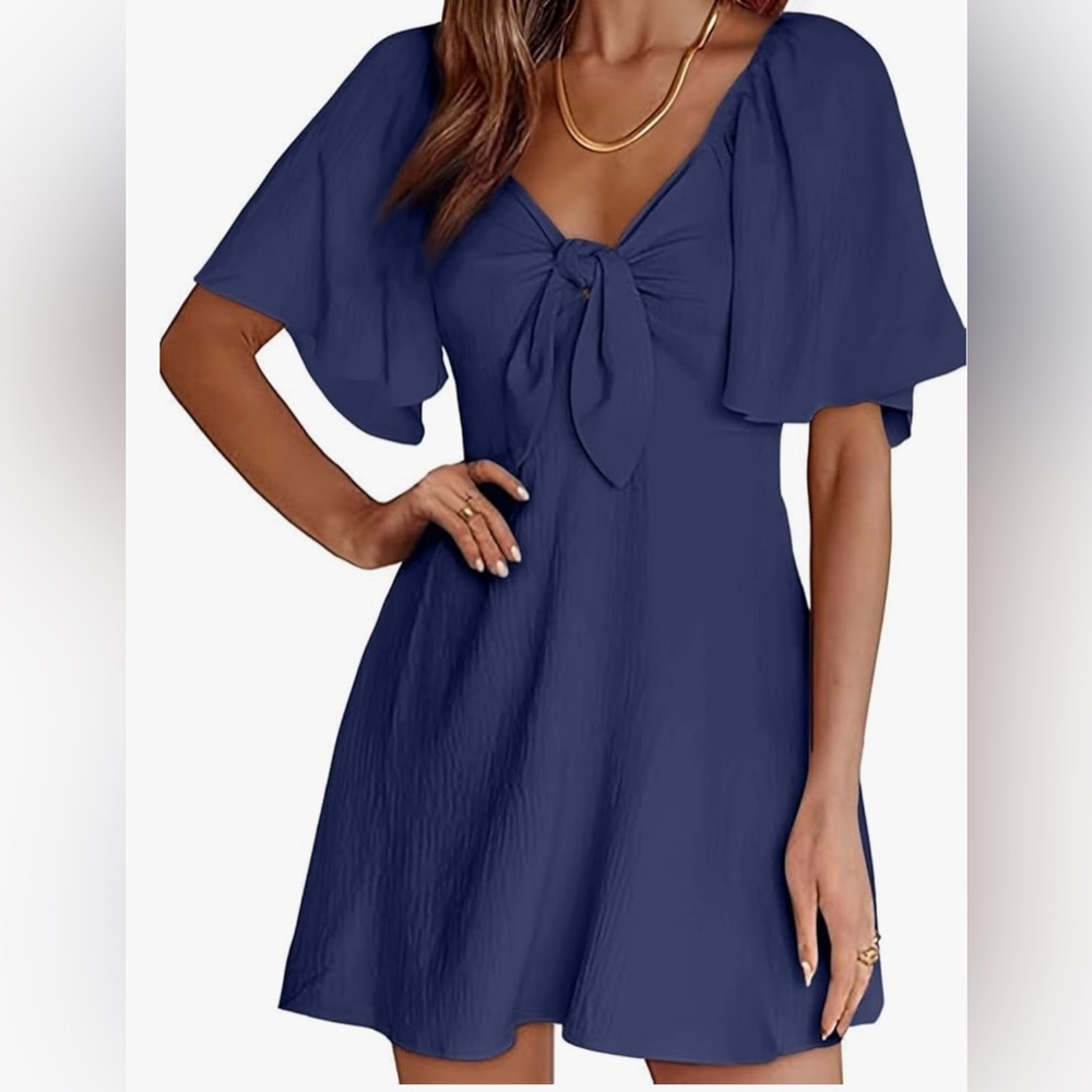 Elegant Navy Mini Dress
